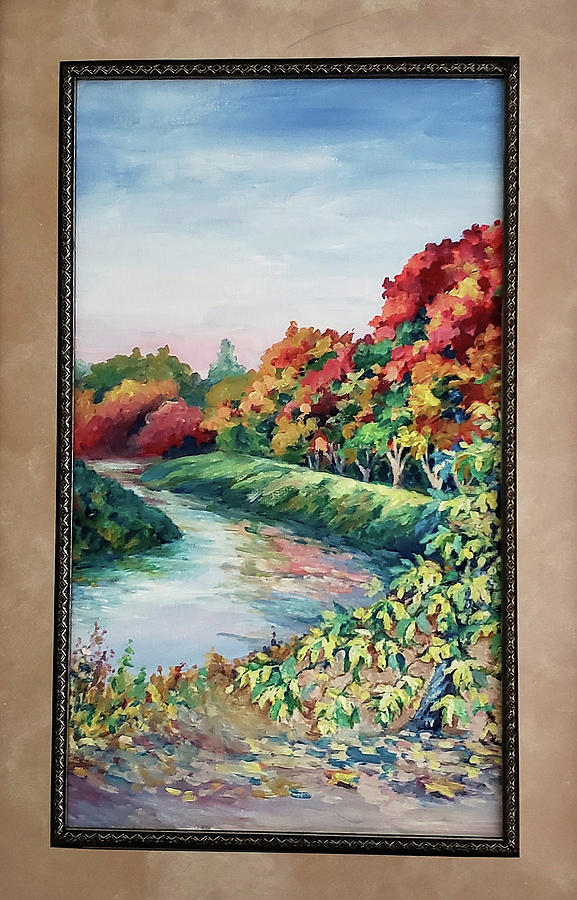 Autumn palette Painting by Svetlana Nassyrov