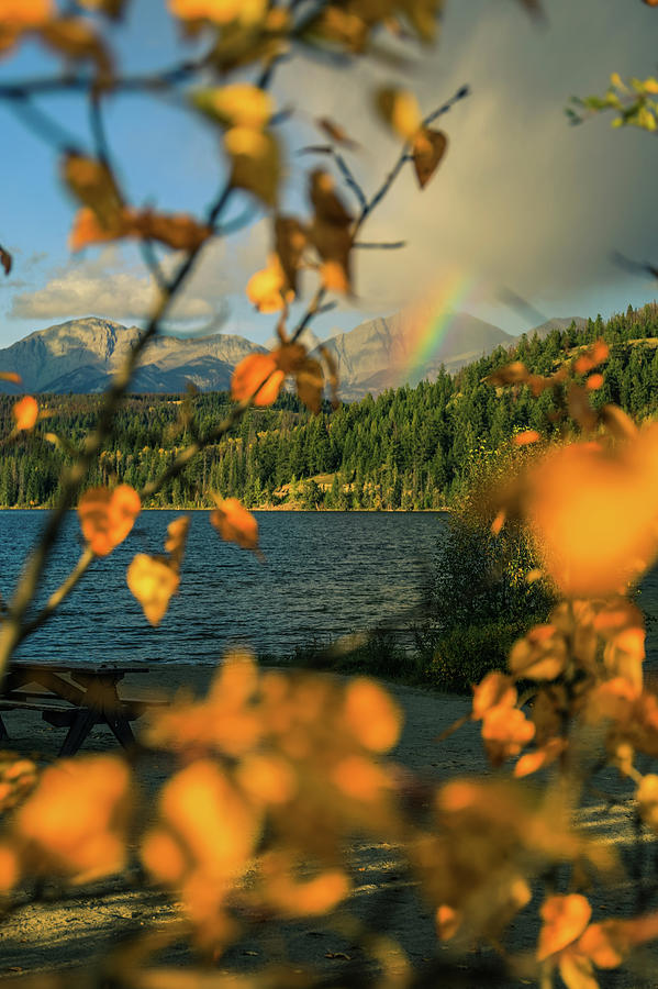 Autumn Rainbow On Lake Edith by Dan Sproul Autumn Rainbow On Lake Edith by Dan Sproul