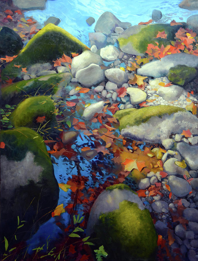Autumn Remnants Painting by Armand Cabrera