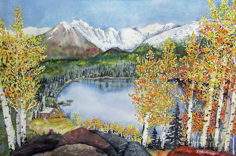 Autumn Retreat At Bear Lake Painting