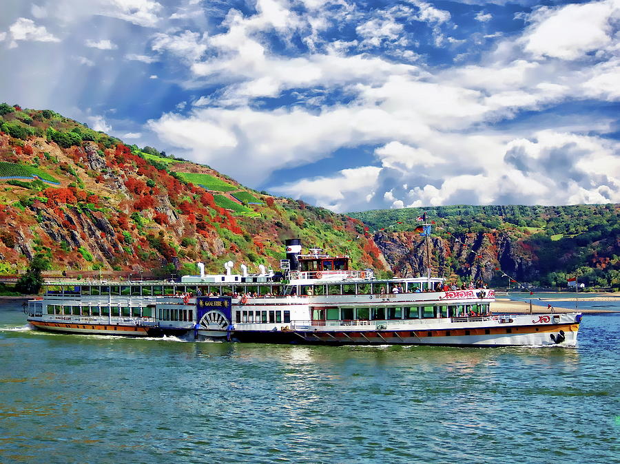Autumn River Cruise by Anthony Dezenzio Autumn River Cruise by Anthony Dezenzio