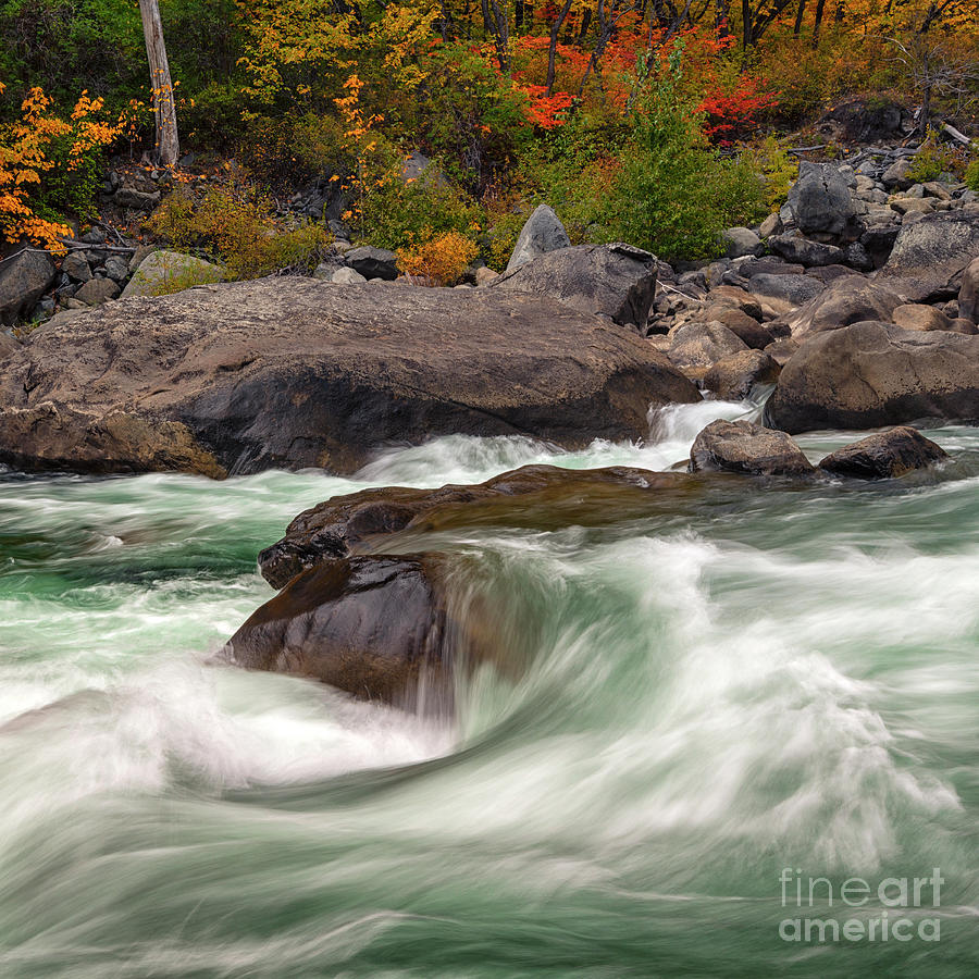 Autumn River Dance Photograph by Michael Dawson