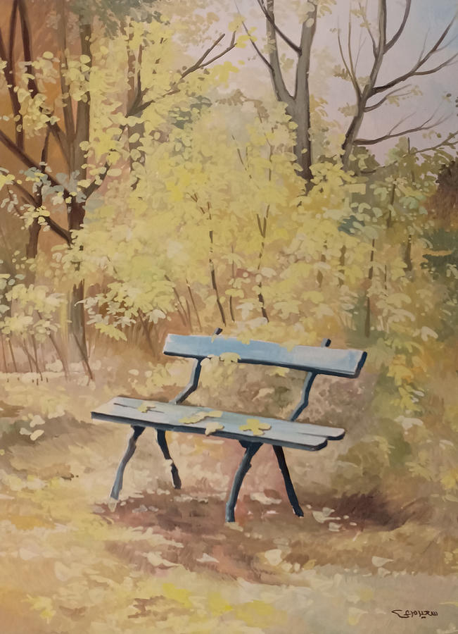 Fall Painting - Autumn by Said Marie Fall Painting - Autumn by Said Marie