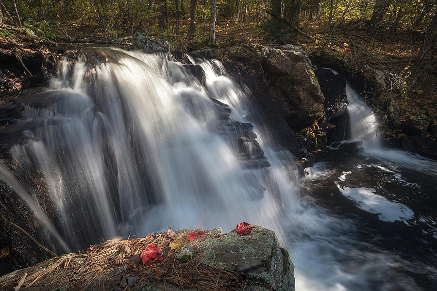 Autumn - Secret Waterfall 2 Photograph by Brian Hale