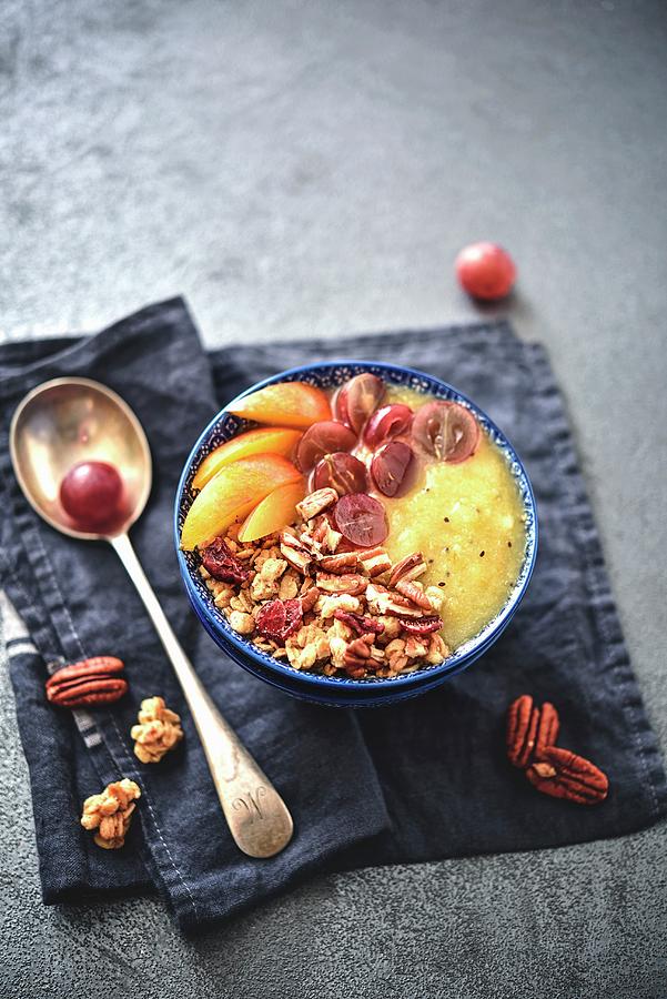 Autumn Smoothie Bowl Photograph by Syl D Ab
