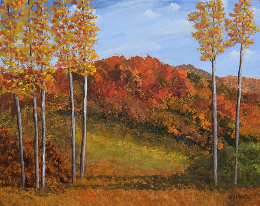 Autumn Stand Painting By Bruce Horvath 