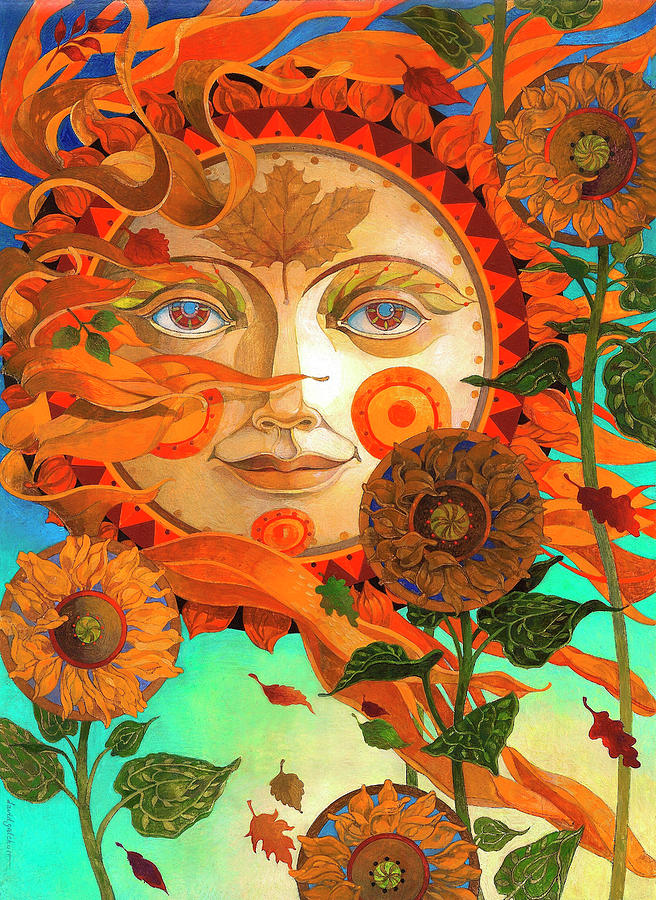 Autumn Sun Painting by David Galchutt - Fine Art America