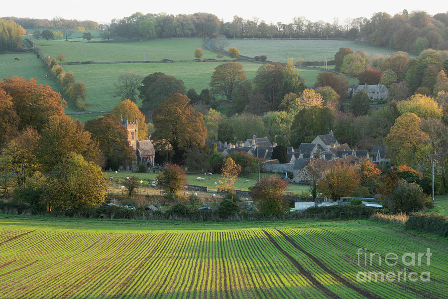 Autumn Sunrise Upper Slaughter Photograph by Tim Gainey
