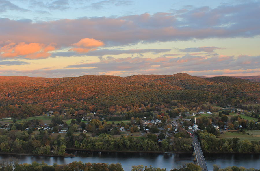 Autumn Sunset From Mount Sugarloaf Photograph