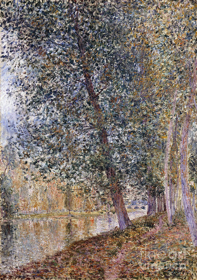 Alfred Sisley Painting - Autumn, The Banks Of The Loing; Lautumne, Bords Du Loing, 1880 by Alfred Sisley