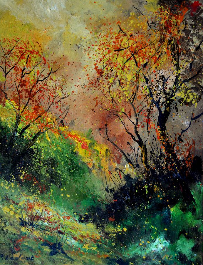 Landscape Painting - Autumn today by Pol Ledent