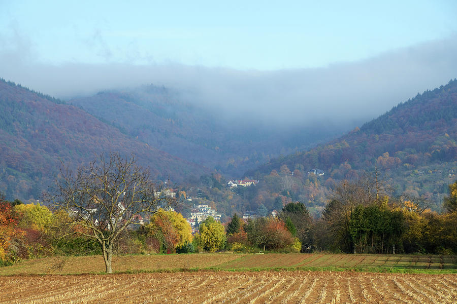 Autumn View Of The Odenwald Photograph by Richard Fairless