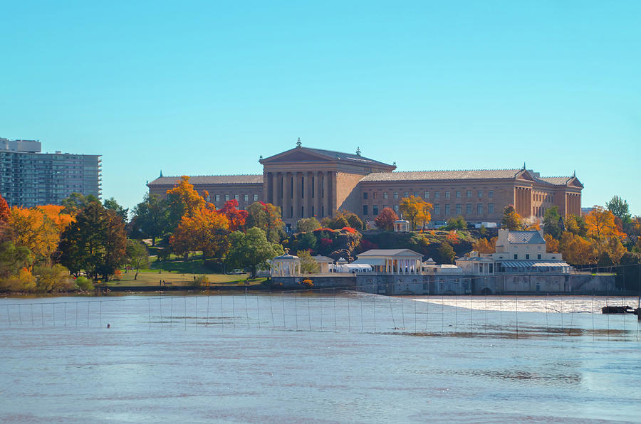 Autumn View of the Philadelphia Museum of Art Photograph by Bill Cannon