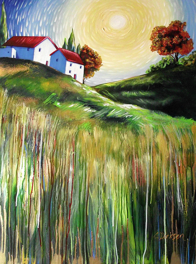 Landscape Painting - Autumn Whispers by Cherie Roe Dirksen