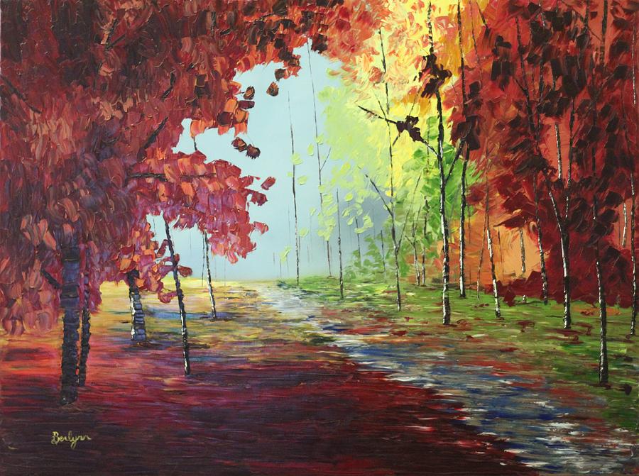 Autumn Wonder Painting by Berlynn