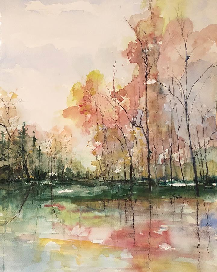 Nature Painting - Autumnal Equinox by Robin Miller-Bookhout