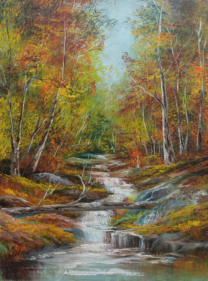 Colors of Fall  Painting by Lynne Pittard