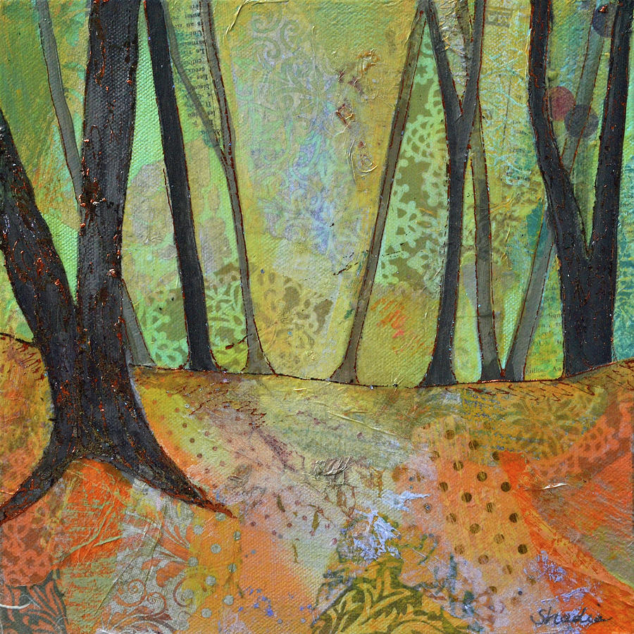 Fall Painting - Autumns Arrival I by Shadia Derbyshire