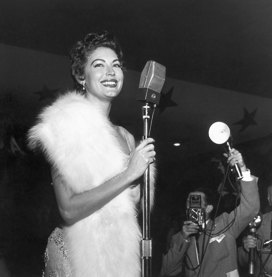 Ava Gardner At The Premiere Of Mogambo Photograph by Michael Ochs Archives