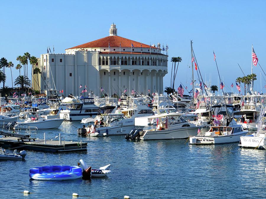 Avalon Harbor and Catalina Casino Photograph by Connor Beekman