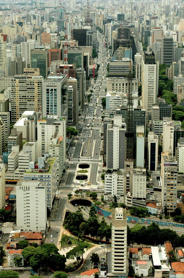 Avenida Paulista Photograph by Marcos Alves
