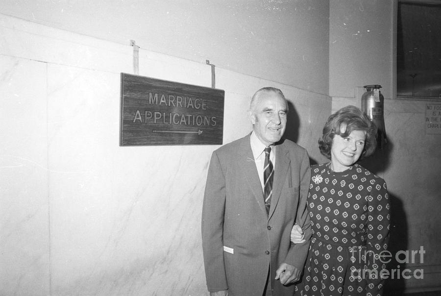 Broadway Photograph - Averell Harriman And Pamela Churchill by Bettmann