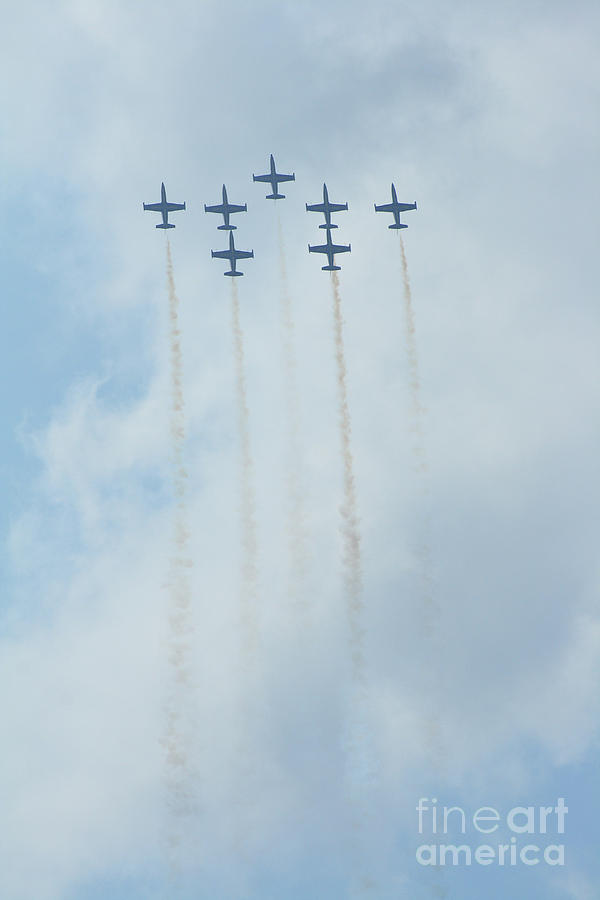 Up Movie Photograph - Aviation Display Show by French School