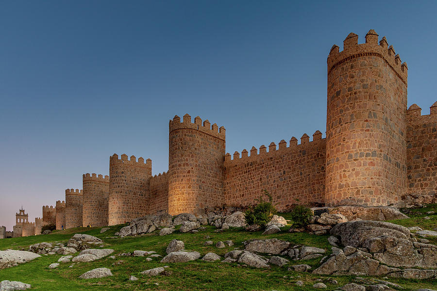 Avilas Medieval Walls Photograph by W Chris Fooshee
