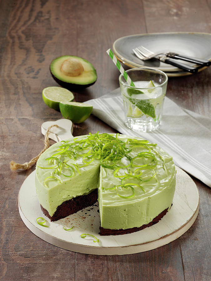 Avocado And Lime Quart Cake Photograph by Stockfood Studios / Photoart