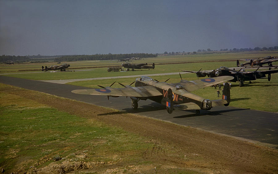 Avro Lancaster Photograph by Fox Photos