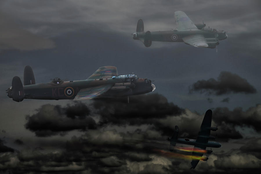 Avro Lancasters_The heros fall Photograph by Rob Lester - Pixels