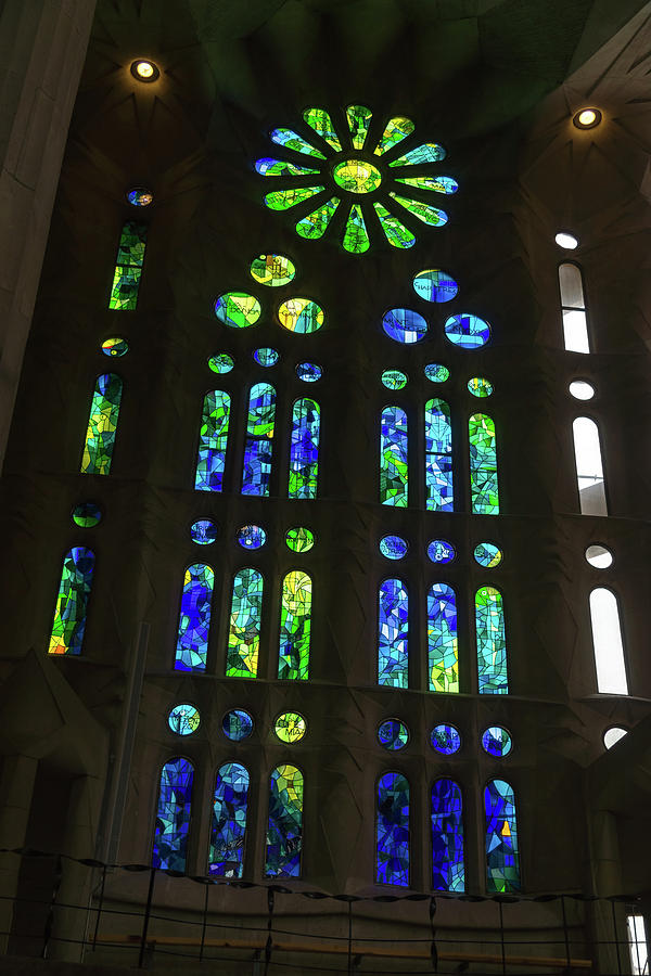 Awesome Light - Sagrada Familia Basilica Barcelona Photograph by Georgia Mizuleva