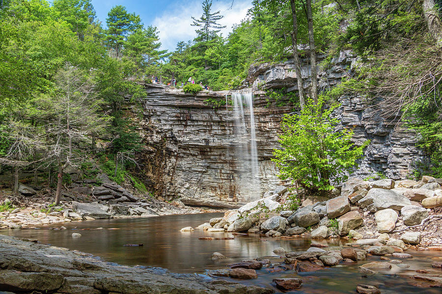 Awosting Falls in July III Photograph by Jeff Severson