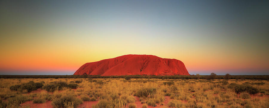 Inspirational Digital Art - Ayers Rock In Australia by Maurizio Rellini