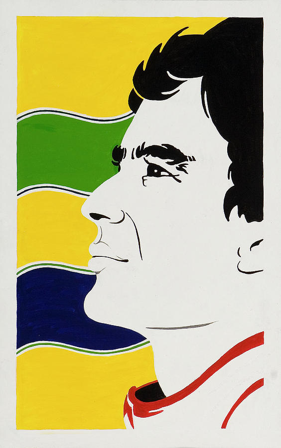 Senna Painting - Ayrton Senna by Arthur Benjamins