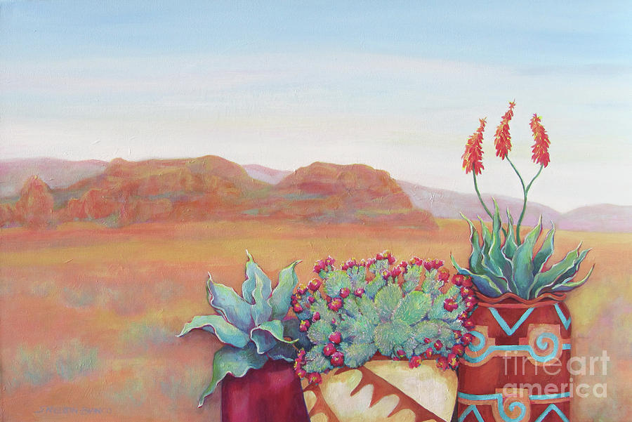 Arizona Four Painting by Sharon Nelson-Bianco