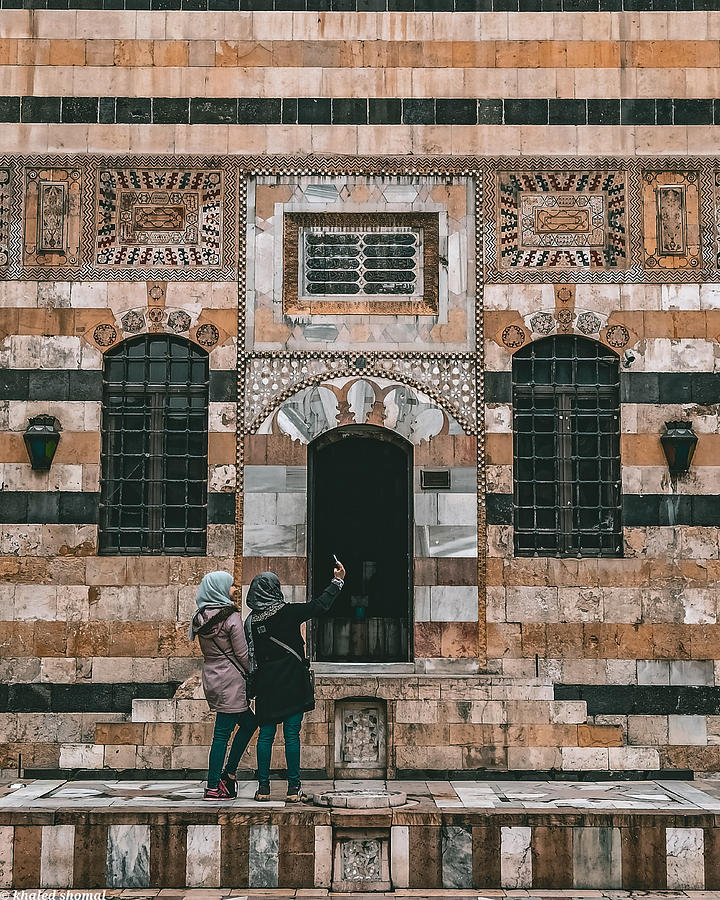 Vintage Photograph - Azem Palace by Khaled Shomal