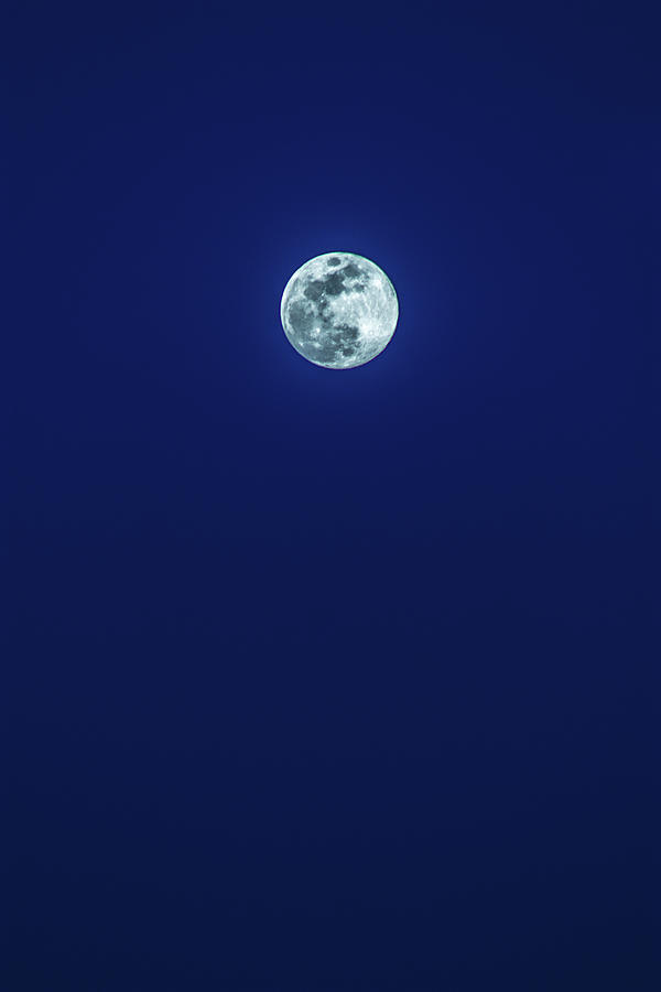 Azure Moon Photograph by Laura Kovacs - Fine Art America