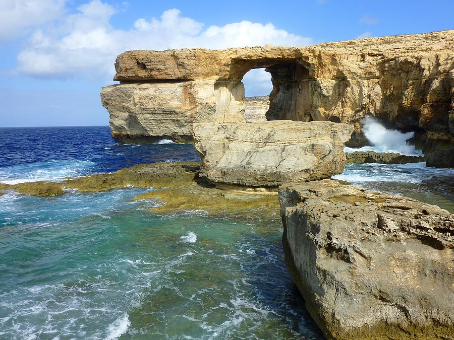 Azure Window In Gozo Photograph by Frans Sellies