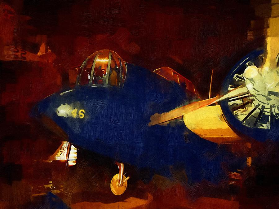 B-10 Bomber Mixed Media by Christopher Reed