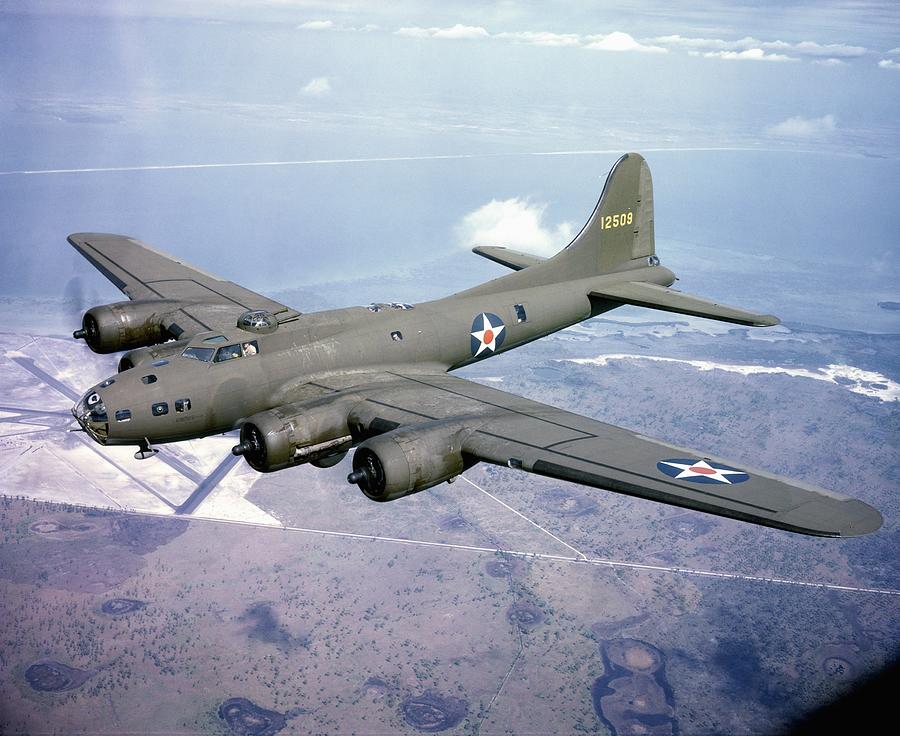B-17 Bombers En Route To England by Michael Ochs Archives