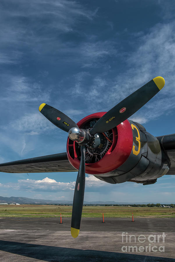 B-24 Liberator Prop Photograph by Jon Burch Photography