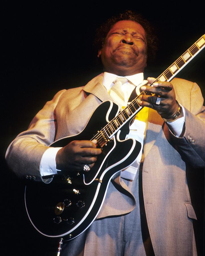 B. B. King Plays The Radisson Hotel Photograph by Larry Hulst