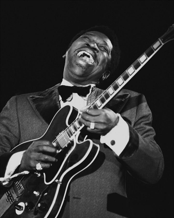 B. B. King With His Guitar Lucille Photograph by New York Daily News Archive