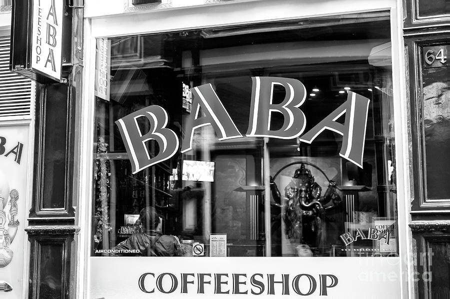 Baba Coffeeshop Amsterdam Photograph by John Rizzuto