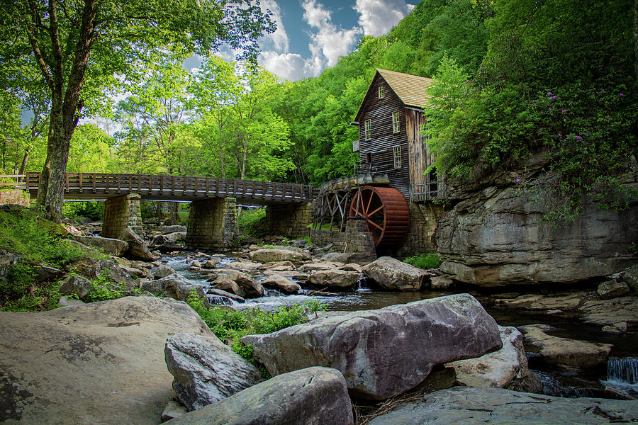 Babcock Grist Mill Photograph by David Burnside - Fine Art America