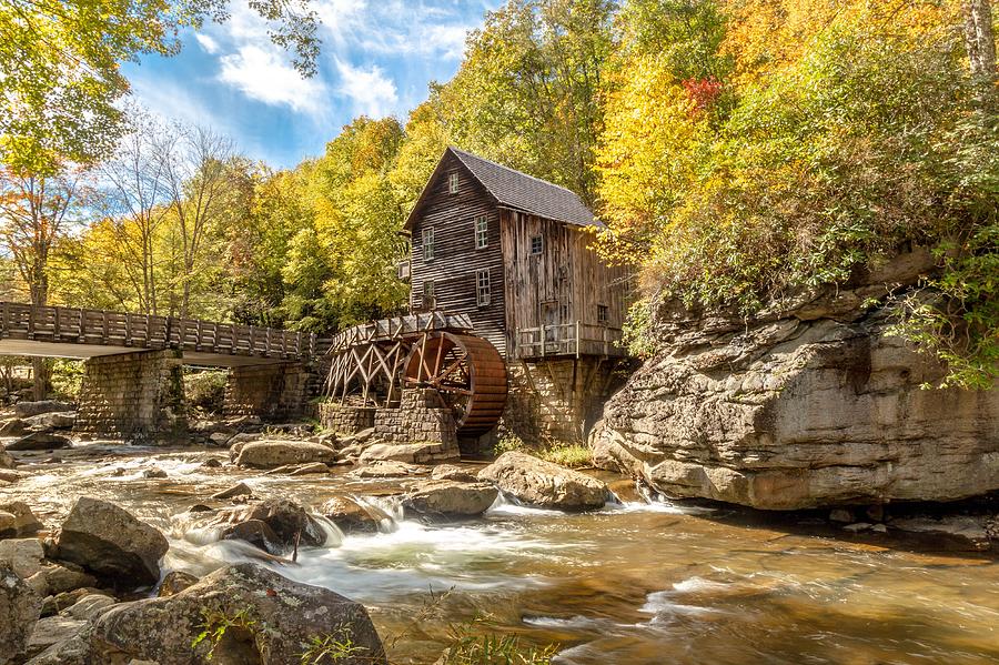 Babcock State Park Glade Creek Grist Mill Photograph By Sue Zeigler 0196