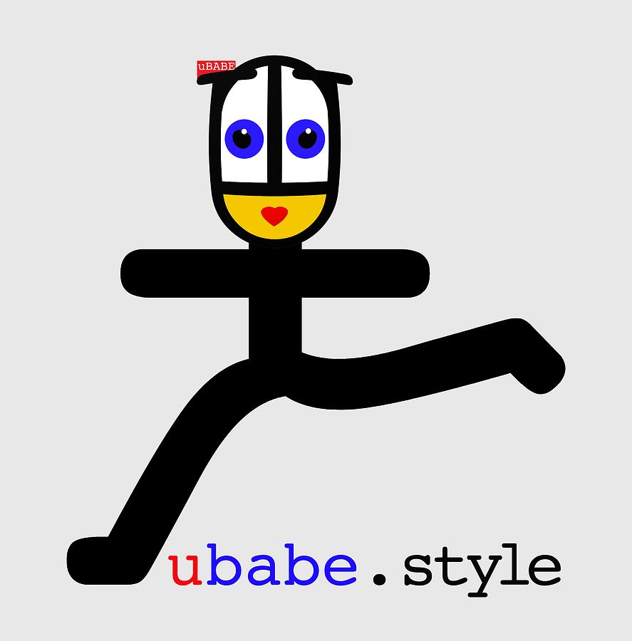 Babe Runner Digital Art by Ubabe Style