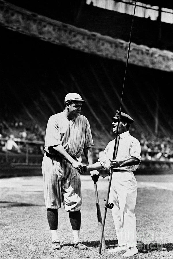 Babe Ruth And Harold A. Lentz Photograph by The Stanley Weston Archive