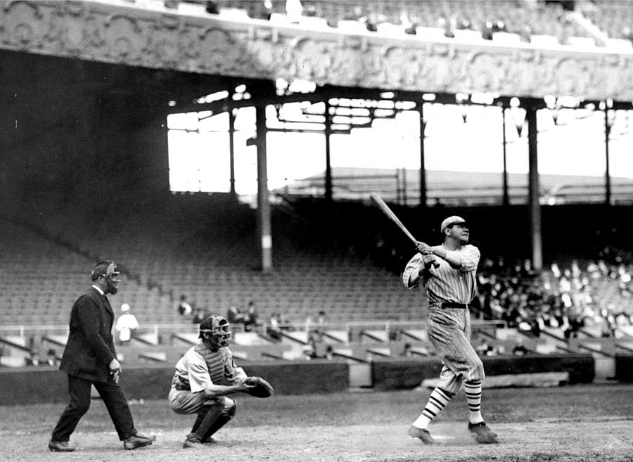 Babe Ruth Batting In 1926 Photograph by New York Daily News Archive